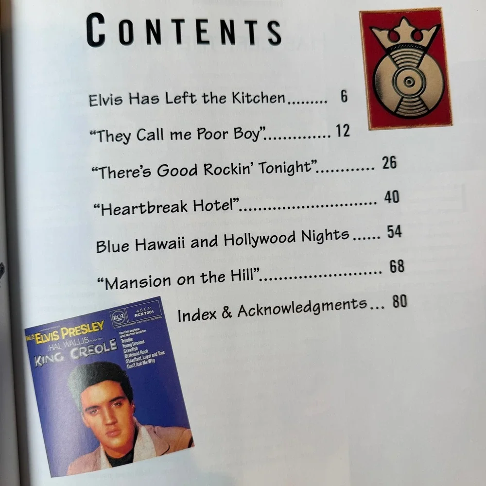 Vintage Elvis Presley‎ Cookbook 1998 The I Love Elvis Cookbook 50+ Recipes Gift